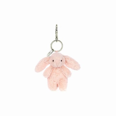 Jellycat Bashful Bunny Blush Bag Charm Australia | 746853OER